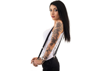 Tattoomodel Bunt Min